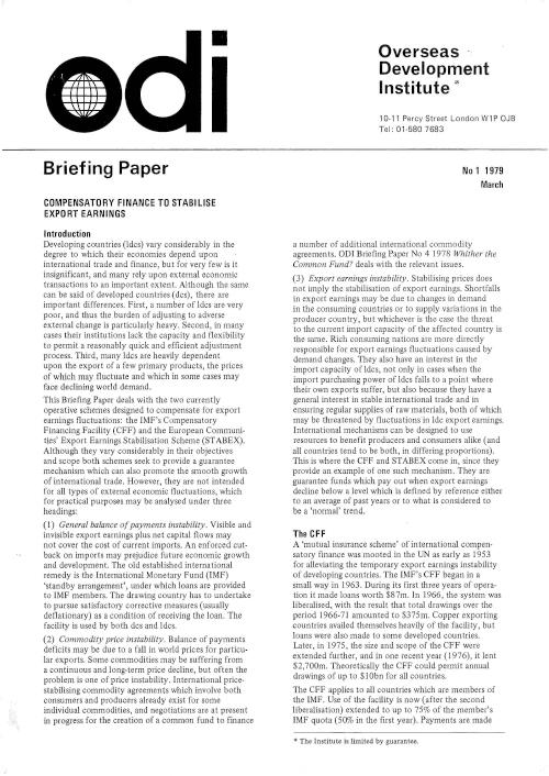 First page of publication