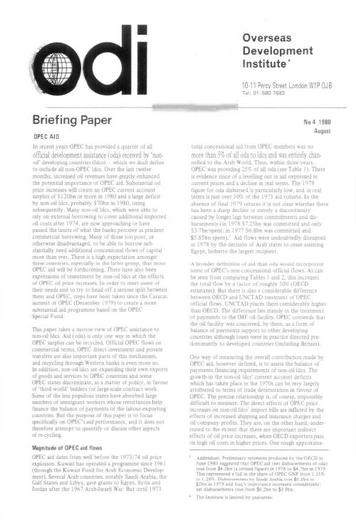 First page of publication