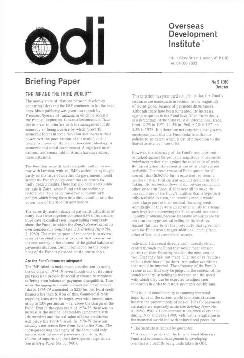 First page of publication