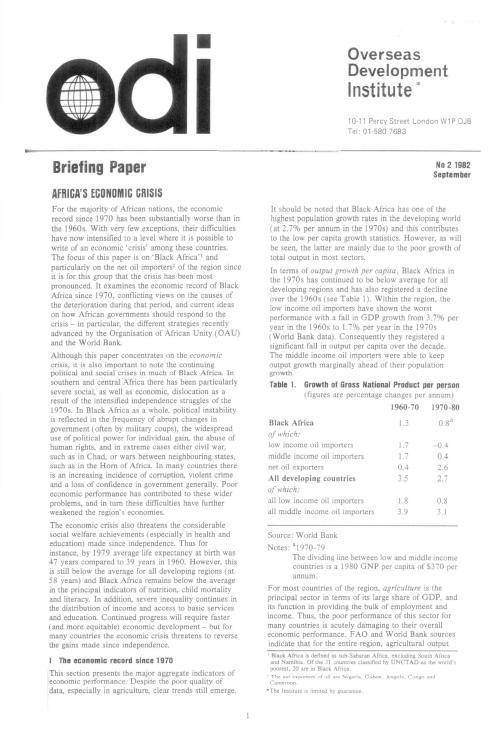 First page of publication