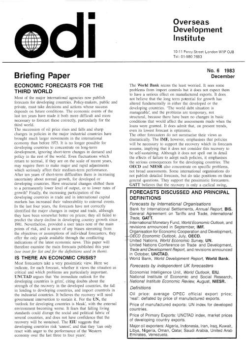 First page of publication