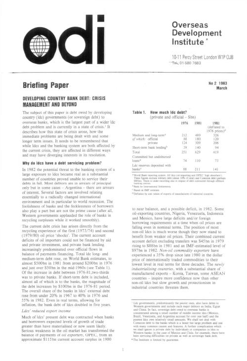 First page of publication