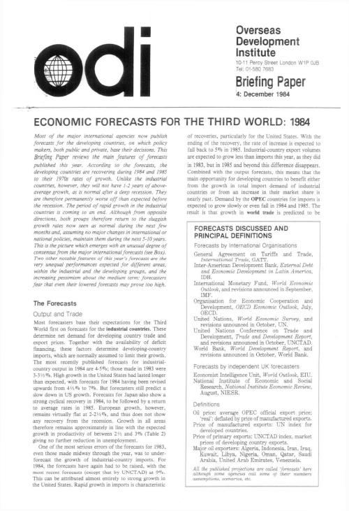 First page of publication