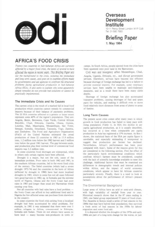 First page of publication