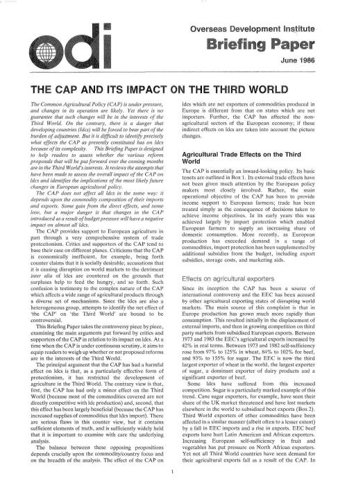 First page of publication