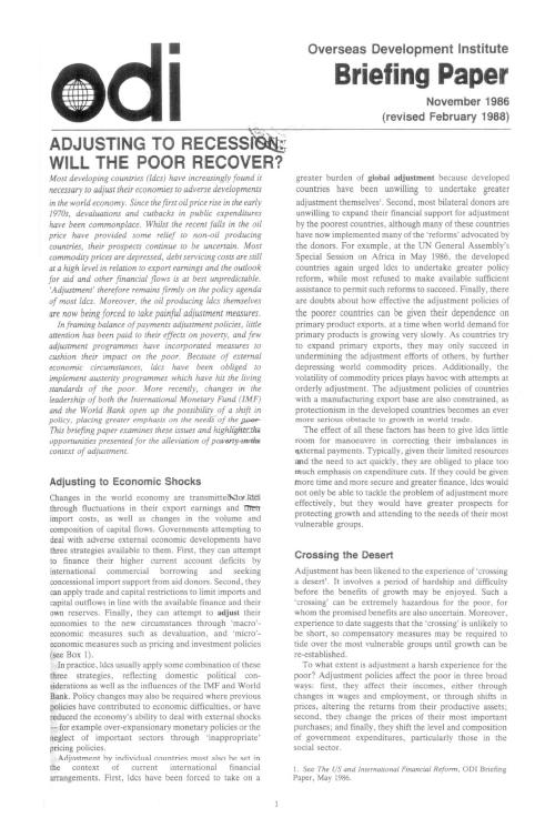 First page of publication