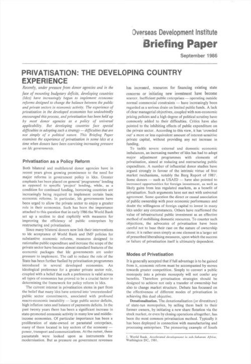 First page of publication
