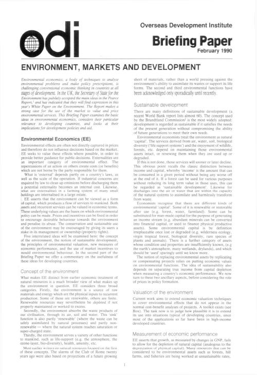 First page of publication