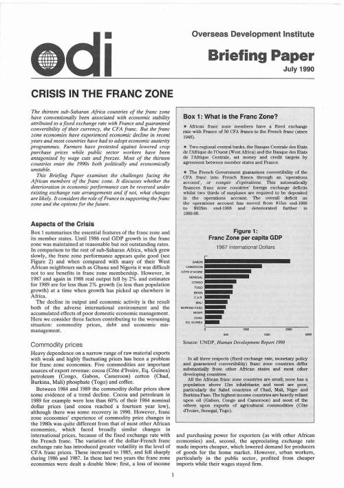 First page of publication