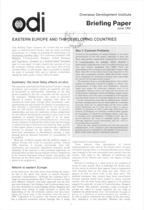 First page of publication