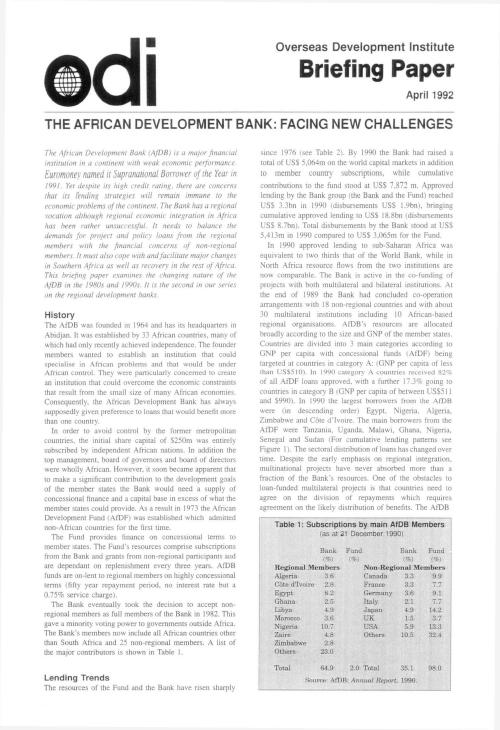 First page of publication