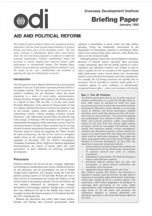 First page of publication