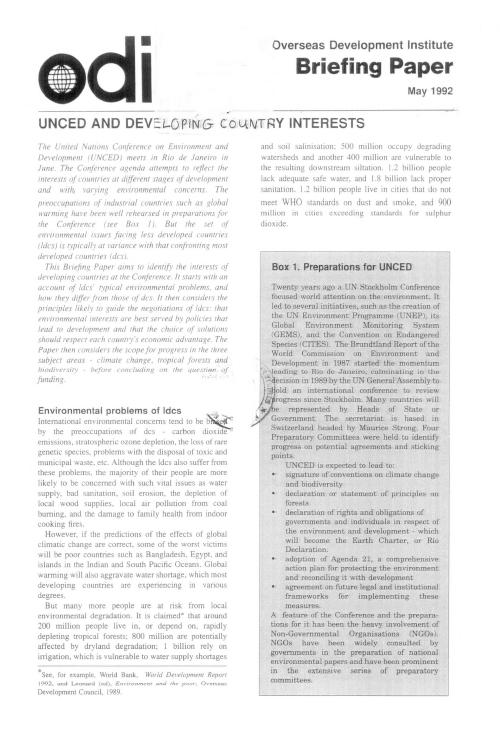 First page of publication