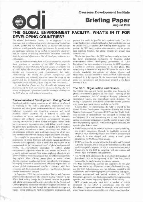 First page of publication
