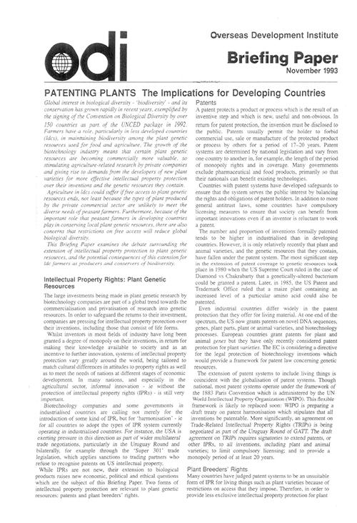 First page of publication
