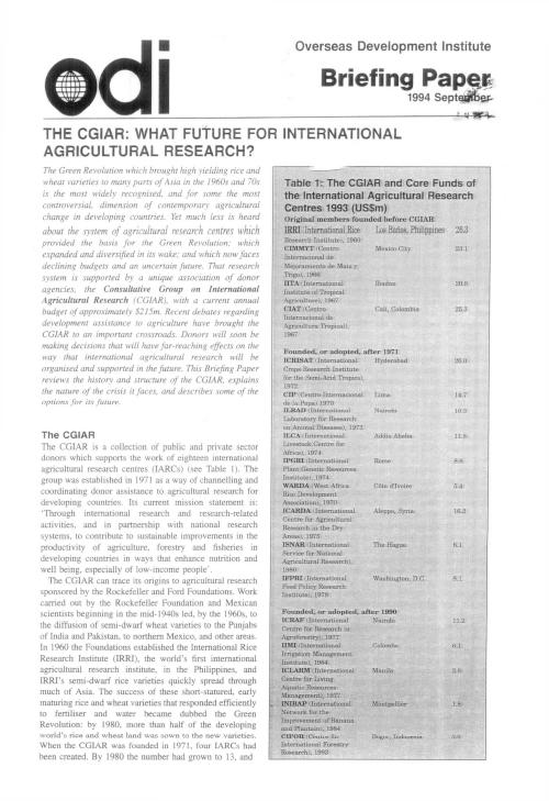 First page of publication