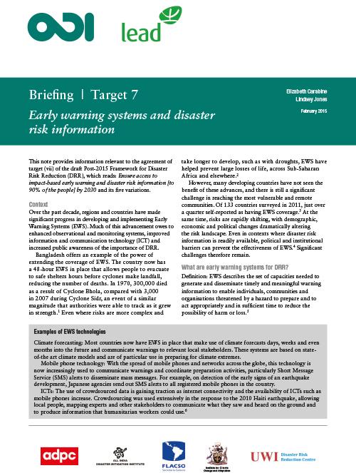 First page of publication